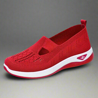 Krimhildis | Modische, Atmungsaktive Sportschuhe für den Frühling – Rot