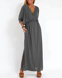 LANI | VINTAGE MAXIKLEID – Grau