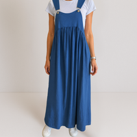 Ellis™ | Bequemer Jumpsuit mit Hosenträgern – Blau