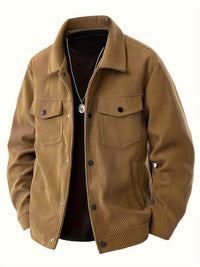 Franz-Josef® | Elegante Cordjacke – Braun