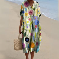 Valena | Floral Dress – Mehrfarbig