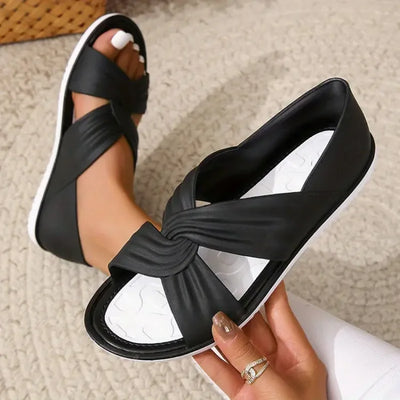 Bea™ | Orthopädische Sandalen mit stilvoller Schleife