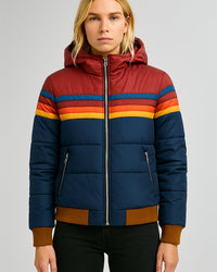 Eloria | Wasserdichte Regenjacke mit Kapuze – Marine