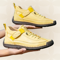 Margreet - Damen Bequeme Orthopädische Sneakers mit Dämpfung – Gelb