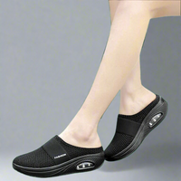 Evelyne | Premium Orthopädische Sandalen für den ganzen Tag Komfort – Schwarz