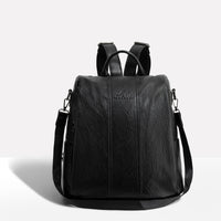 Damen Rucksack Mit Verstellbaren Riemen | Leicht – Mitternachtsschwarz