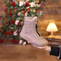 Poinara | Winterliche Wärme mit luxuriösen Stiefeln – Khaki