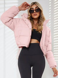 Damen Übergangsjacke mit Kapuze | Kurz – Rosa