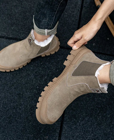 Poithraea | Plüsch Herren Bequeme Stiefel