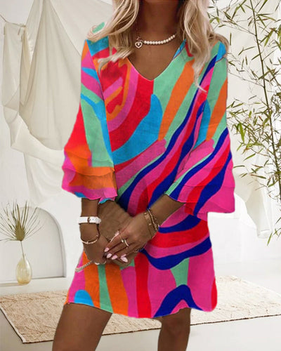 Morisa - Kleid mit Glockenärmeln