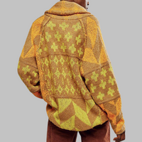 Laura | Zeitloser Damencardigan in soften Materialien – Gelb
