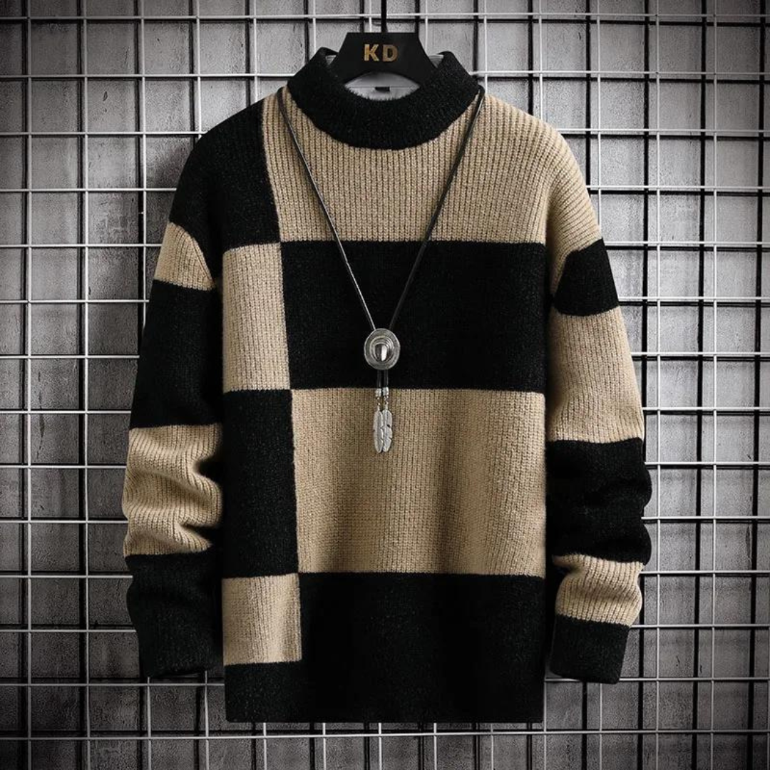 Lasthara | Stilvoller monochromer Pullover