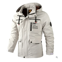 Herren Winterjacke | Kapuzenjacke Mit Taschen – Beige