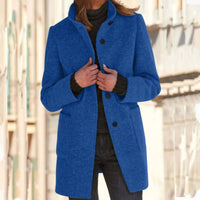Sonja - Stilvoller Wintermantel – Blau