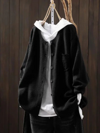 Ansley | Gemütlicher Cardigan – Schwarz