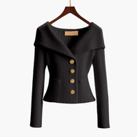 Melina | Schicker Cardigan – Schwarz