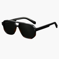 Damen Sonnenbrille mit Pilotenform und Antiblau-Lichtgläsern – Schwarzer Leopard