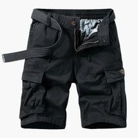 Kordelzug Cargo Shorts für Herren – Schwarz