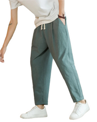 Rome Cotton Pantalon – Grün