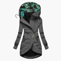 Lila | Wetterfeste Damen-Winterjacke – Grau