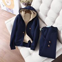 Nadine - Stilvolles und warmes Hosen-Set – Marine