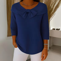 Anina - Ein modischer Damenpullover – Marine