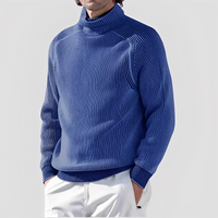 Chadwick - Gemütlicher Rollkragenpullover – Blau