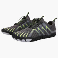 Unisex Flache Barfuß schuhe mit Fünf-Zehen-Design und rutschfester Sohle – Grau 1