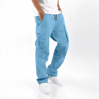 Ronelle - Bequeme Freizeithose – Hellblau