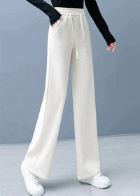 Pearl - Schnürbare Hosen – Weiß