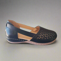 Leandra | Orthopädischer Komfortschuh aus Premium-Material – Schwarz