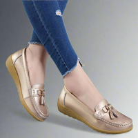 Answina | Orthopädische Halbschuhe aus Premium-Leder – Gold