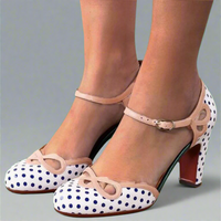 Elvira | Süße Damen-Pumps für Jeden Tag – Weiß