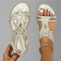 Emmelie | Boho-Sandalen für himmlischen Komfort – Silber