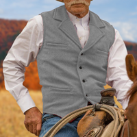 Levi™ | Elegante Klassische Weste – Hellgrau