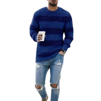 SONNY | ELEGANTER STRICKPULLOVER – Blau