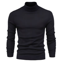 Carson - Stilvoller Rollkragenpullover – Schwarz