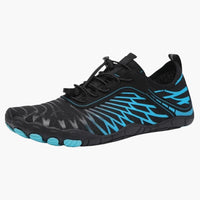 Unisex Barfuß schuhe mit rutschfester Sohle und dehnbarem Fit – Blau