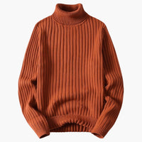 Matthias | Luxus Rollkragenpullover – Braun
