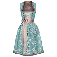 Zella - Stilvolles Dirndl im Spitzenlook – Grün