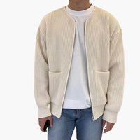 Beau | Trendiger Cardigan – Naturweiß