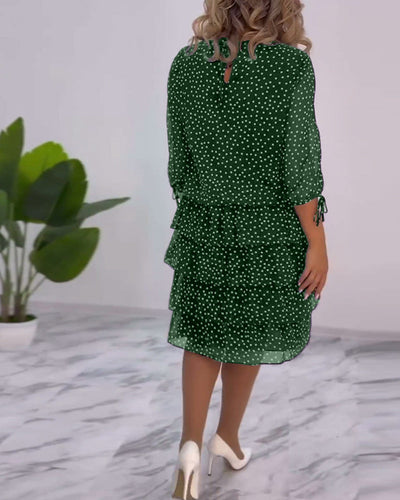 Rebekka - Schichtkleid mit Polka Dots