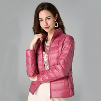 Lizzy | Ultraleichte Daunenjacke – Rosa