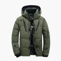 Gesteppt Daunenjacke für Herren – Grün