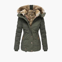 Strukturierte Jacke für Damen – Grün