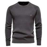 Herren-Rundhals-Pullover – NICK – Dunkelgrau