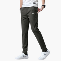 Stretch Golfhose für Herren – Schlankes Design für Sport & Stil – Armee grün