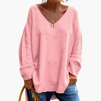Corinna | Oversized Langarmhemd – Rosa