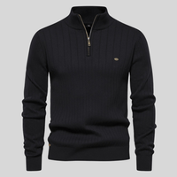Finezo | Strickpullover – Schwarz