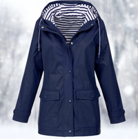 Wasser- und winddichte Jacke für Frauen – Marine